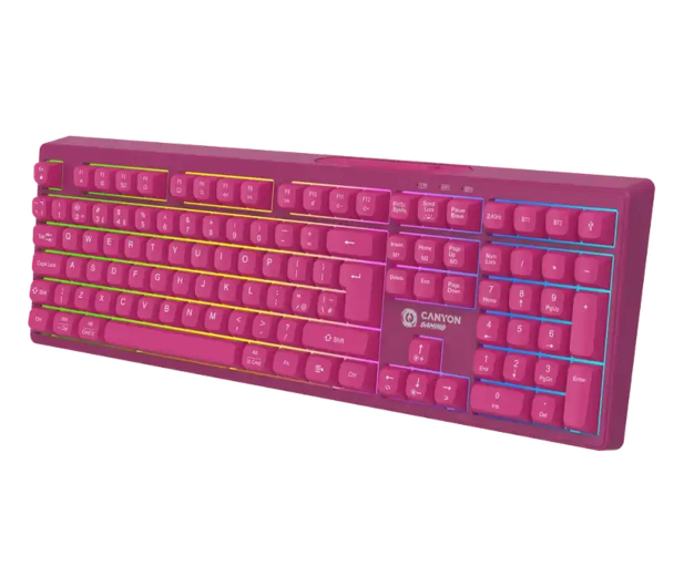 CANYON Fortnax GKW-2 Wireless (magenta) - 1546976 - zdjęcie 4